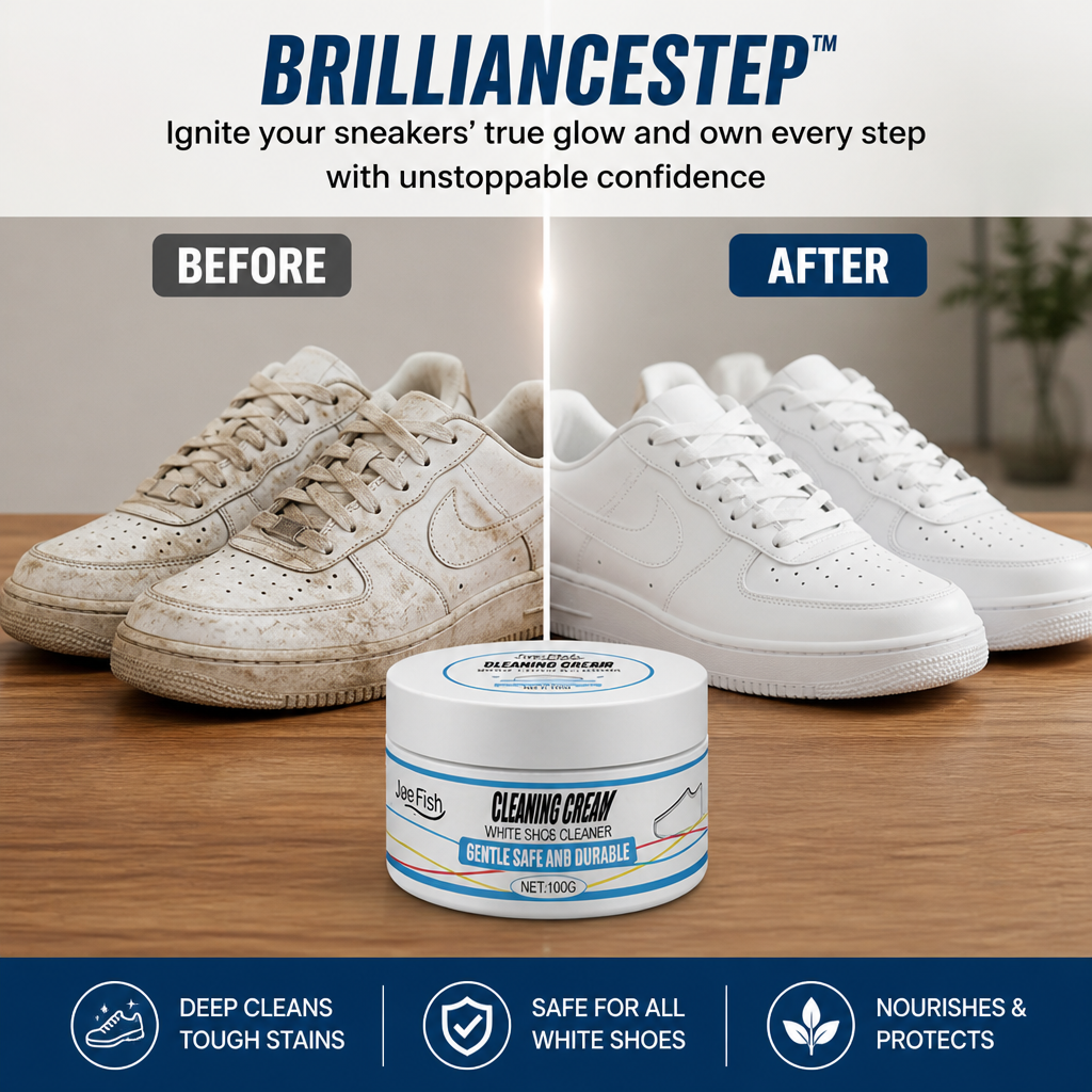 BrillianceStep — Ignite your sneakers’ true glow and own every step with unstoppable confidence