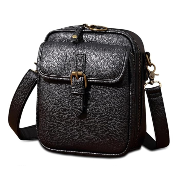 Double Pocket Crossbody Organizer Bag