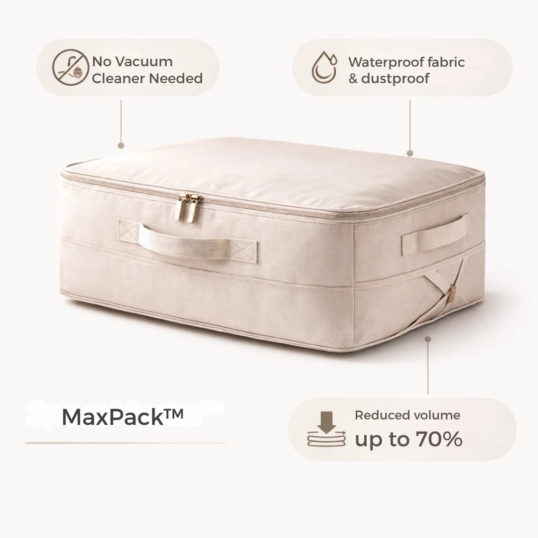 MaxPack™ — Crush Clutter Fast and Shield Your Belongings with Tough, Waterproof Compression