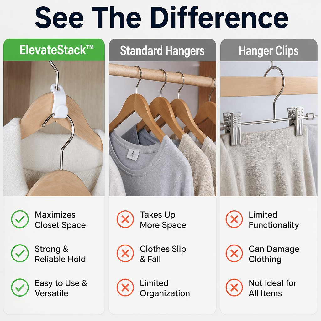 ElevateStack — Unlock Closet Freedom with Effortless Space and Style
