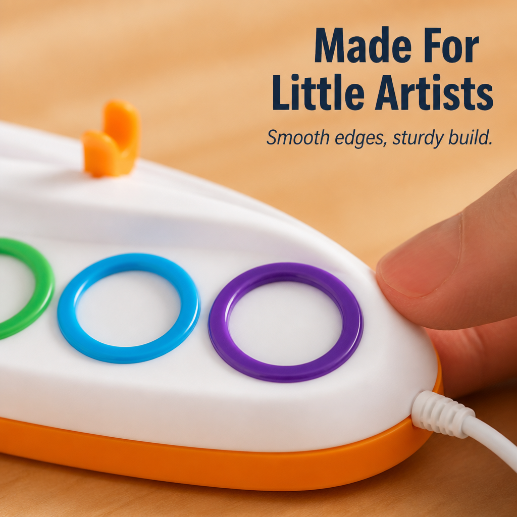 ColorFlick™ — Let Kids Paint Bold Color That Stays on Paper, Not Your Home