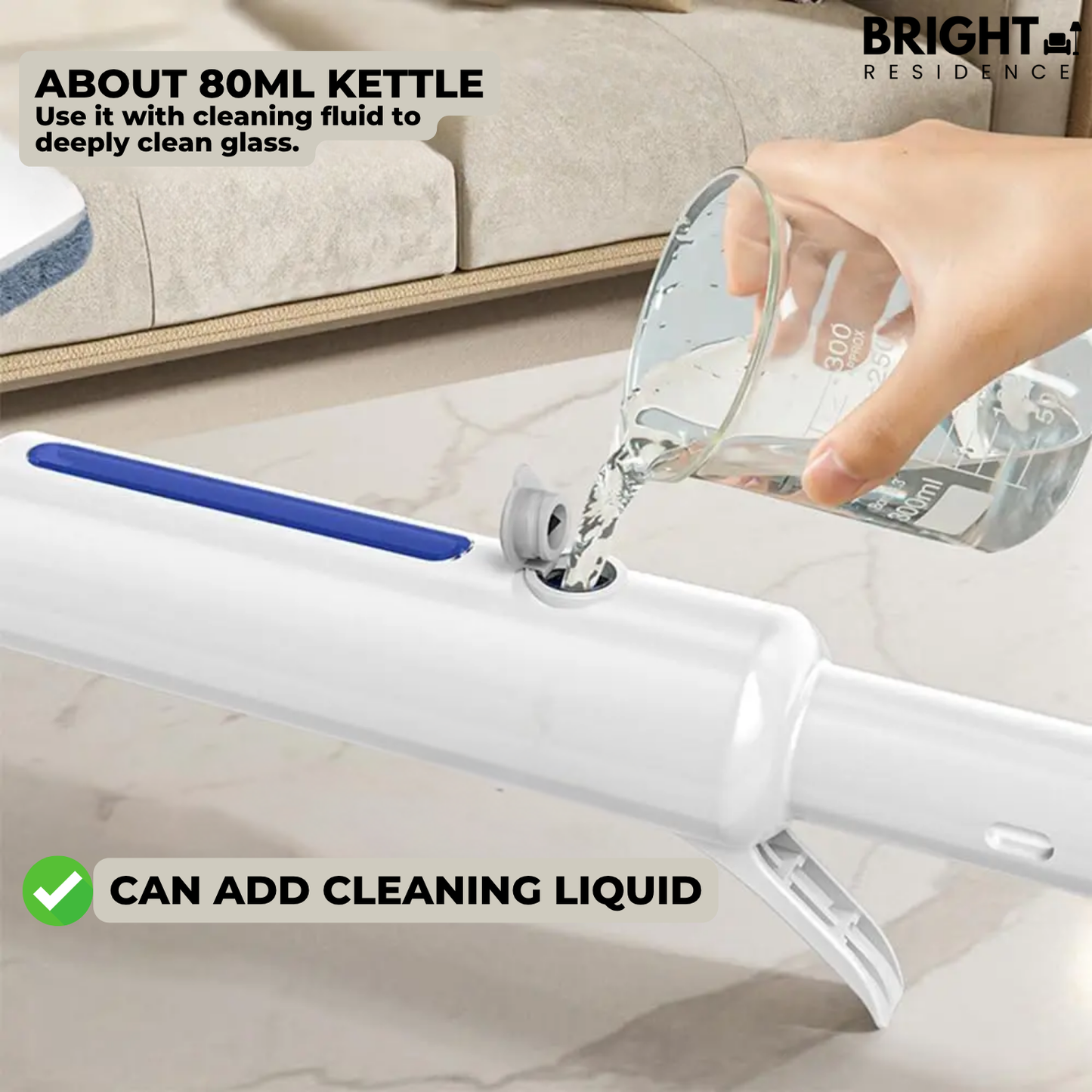 GlassSwipe - Streak-free shine with one swipe