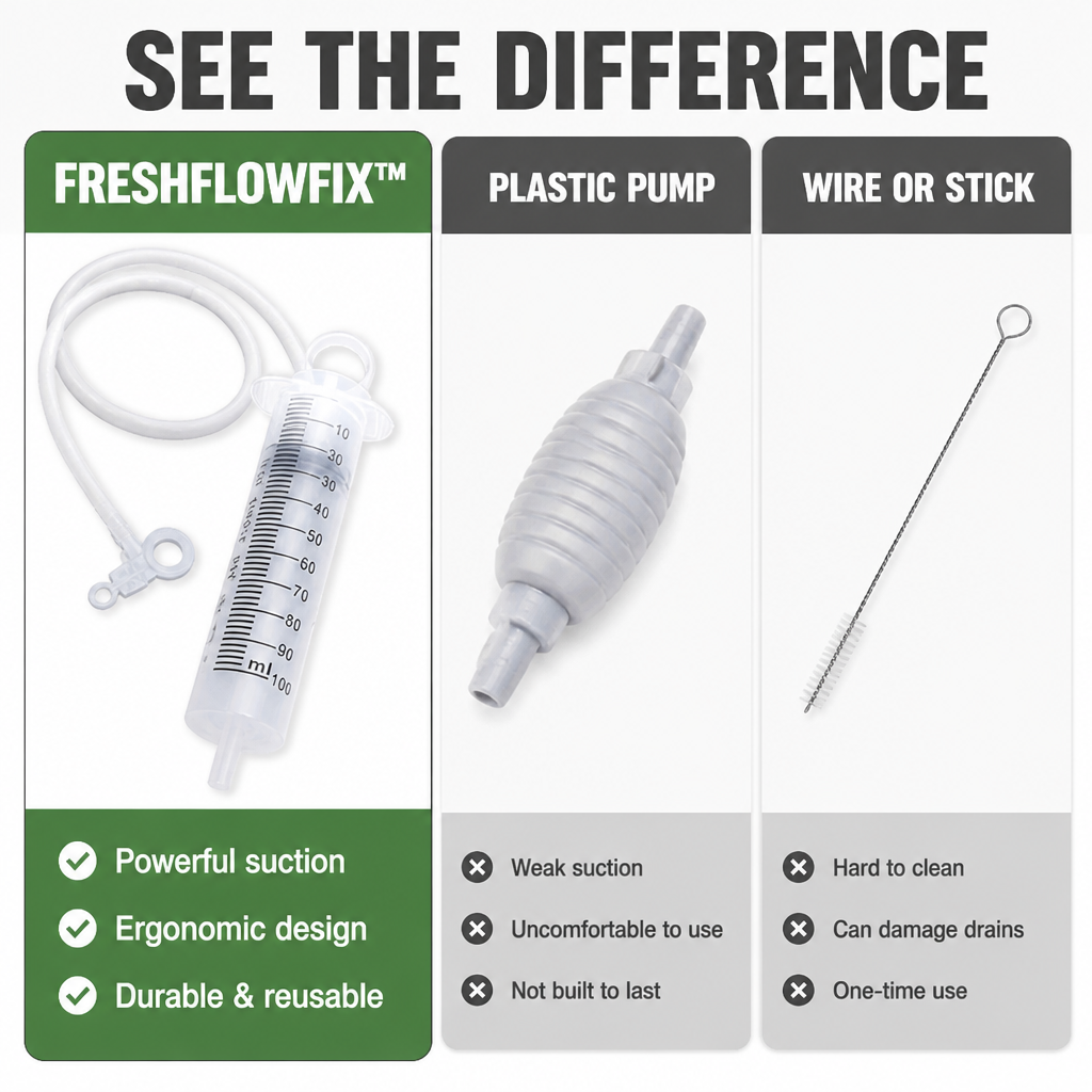 FreshFlowFix — Instantly Stop Leaks and Evict Fridge Odors for Good