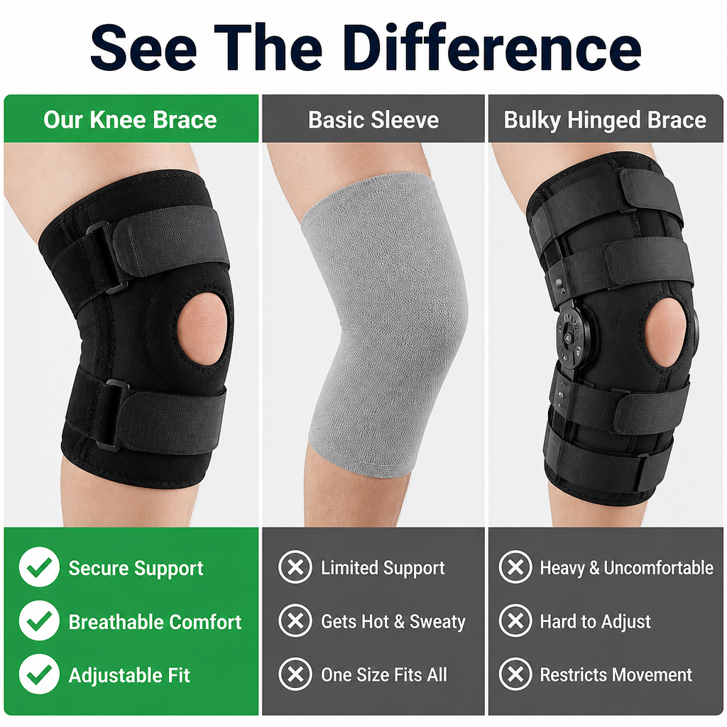 StrideSure Knee Stabilizer — Freedom to Move Boldly Without Knee Pain Holding You Back