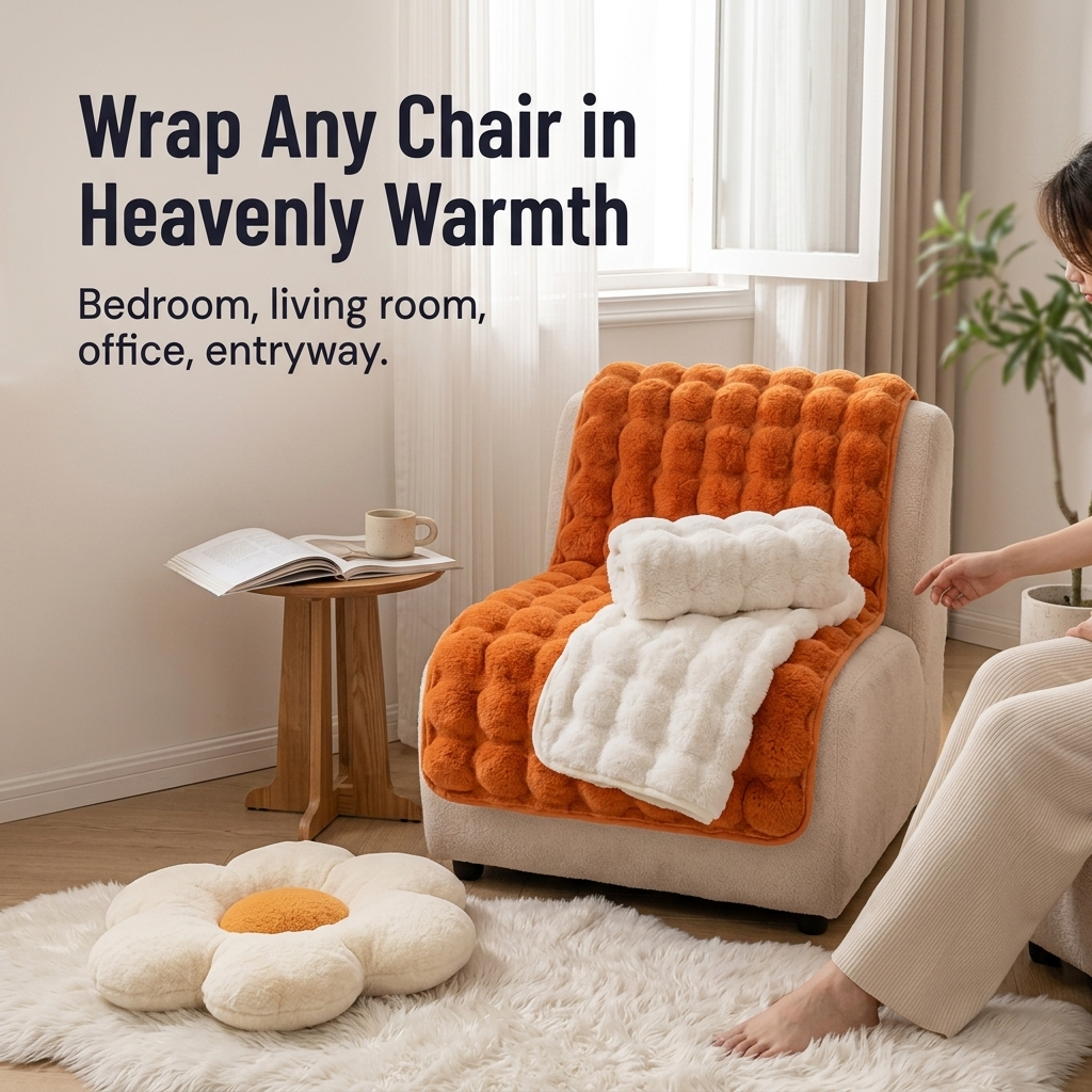 VelvEase Winter Covers — Turn Your Sofa into a Warm, Scratch-Free Haven All Season Long