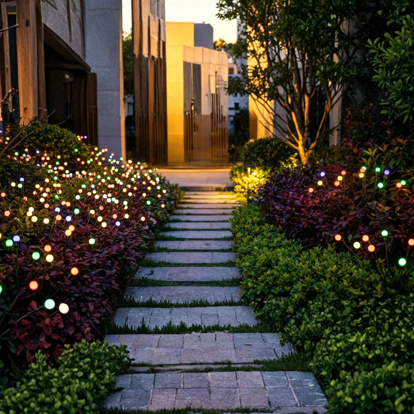LumiFire™ Solar Firefly Garden Lights