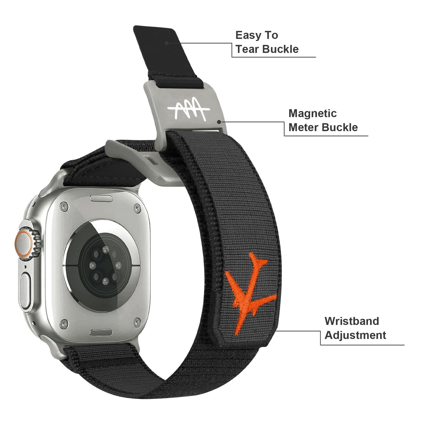 Nylon Band with Buckle for Apple Watch - Wild Trail Design
