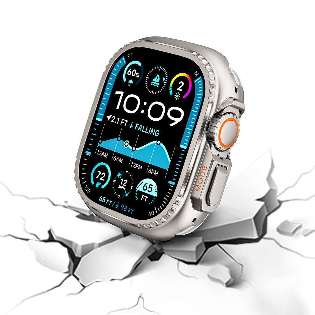 Durable Metal Cover for Titan Watch - Ultra Protection Shield