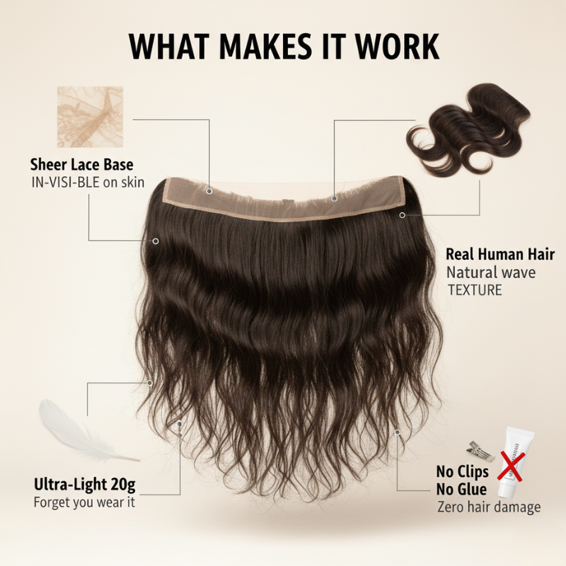 Lacelle – Seamless Clip-Free Lace Hairline Band + 50% OFF