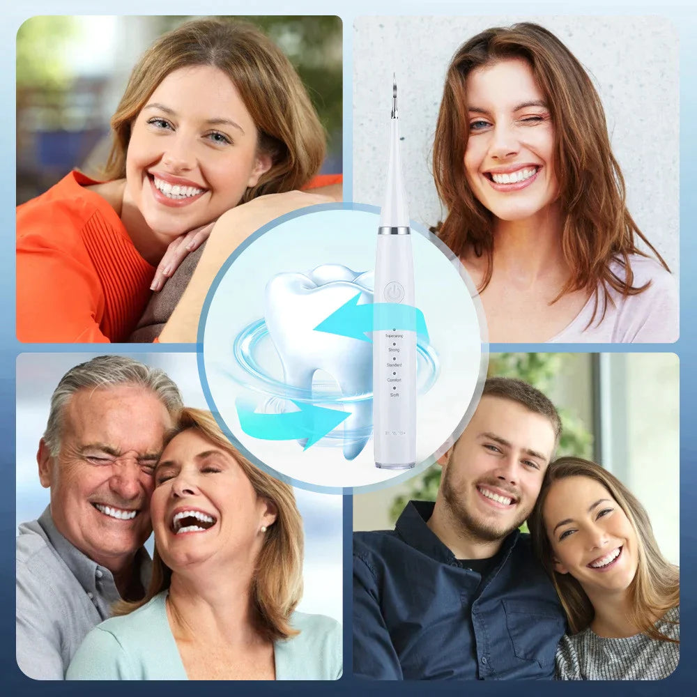 SmilePulse Ultrasonic Dental Cleaner for Plaque and Tartar Removal