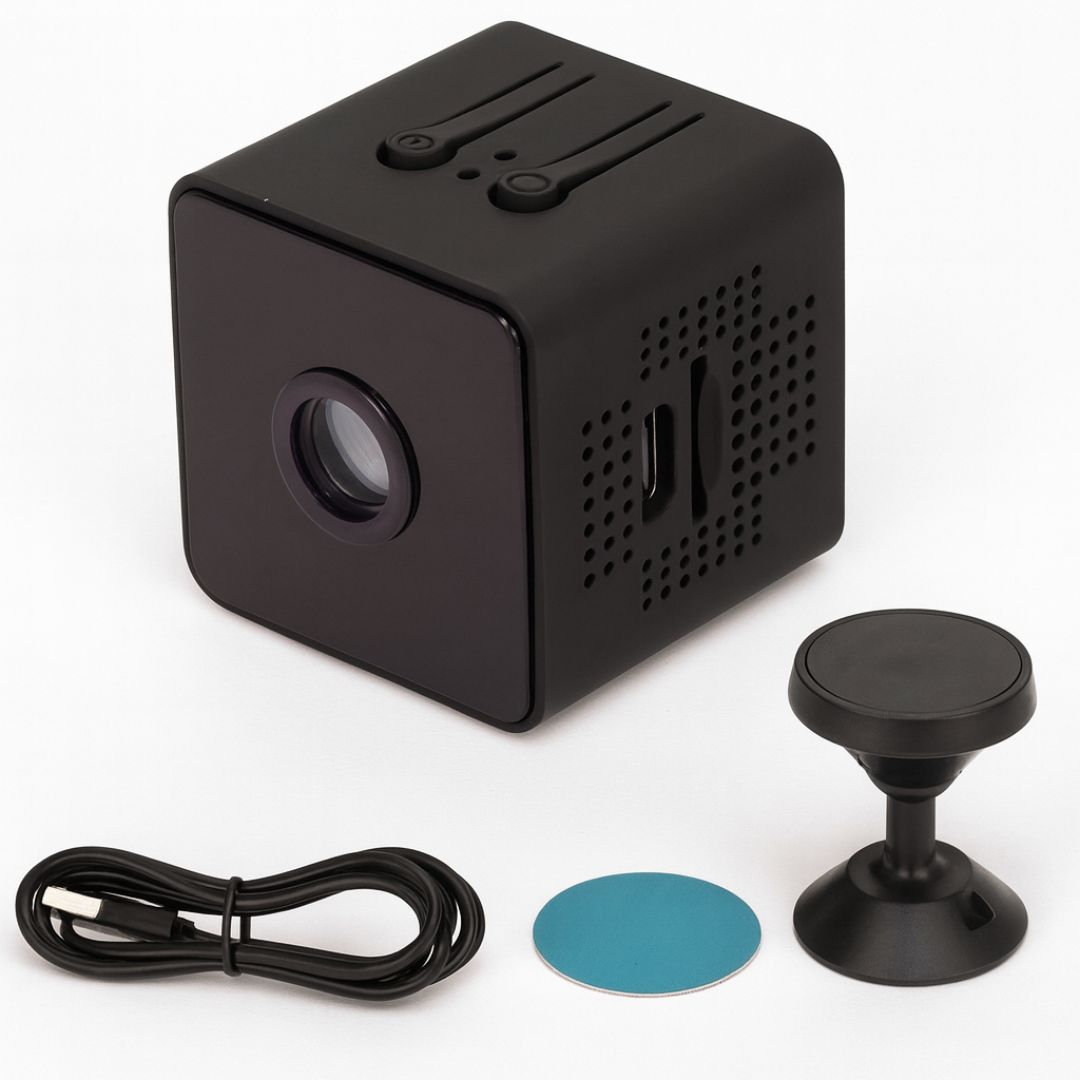Compact Camera | Remote Live Viewing | Night Vision with Motion Sensors | SafeOrbit