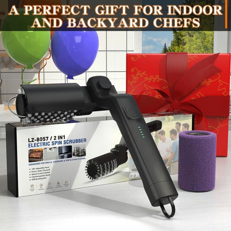 BBQ Grill Cleaning Brush – Roller Grill Cleaner