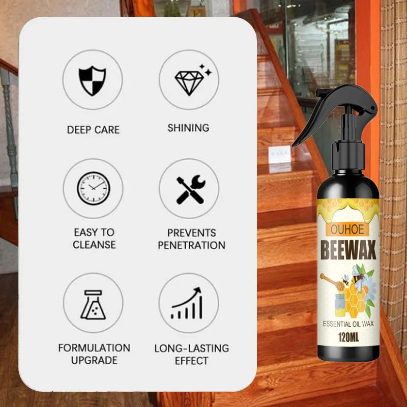 Beeswax - Natural Microemulsified Wood Polish Spray