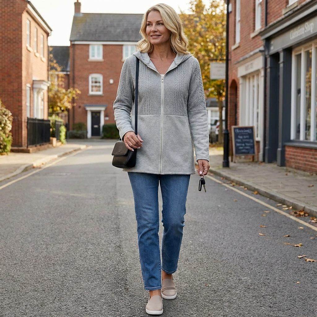 ComfortLux™ – Hooded Zip Jacket