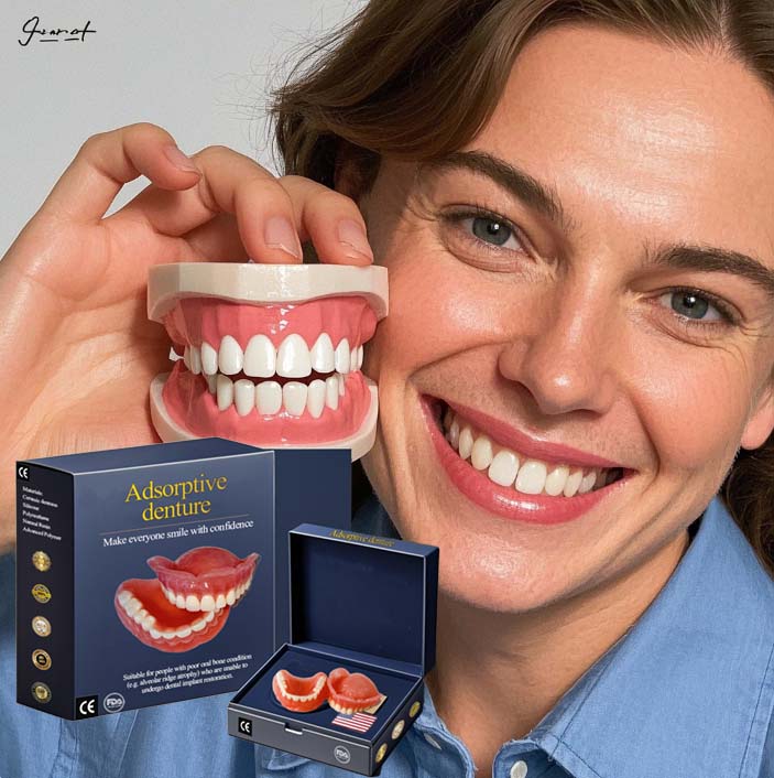 Arvilaro Adsorptive Dentures for Natural Bite & Jaw Support