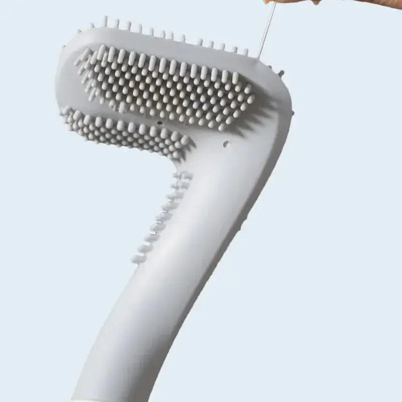 PureGuard Toilet Cleaning Brush with Silicone Head & Holder