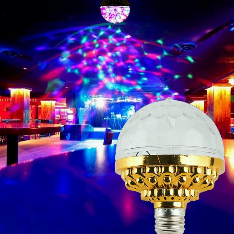 GlowBlast Rotating RGB Party Bulb for Dynamic Lighting