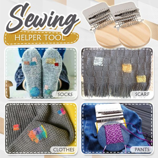 Clothing Mending | Small Weaving Loom | Neat Darning Repair | ThreadMaster