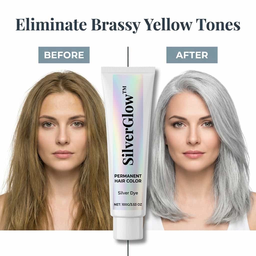 SilverGlow - Ammonia-Free 2-in-1 Silver Hair Formula