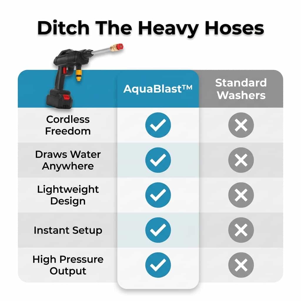 AquaBlast - Cordless Power Cleaner