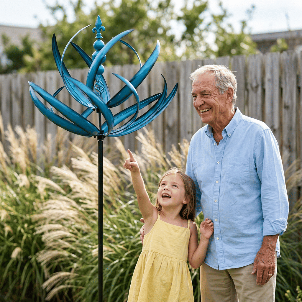 Decorative Garden Wind Spinner - Stable and safe