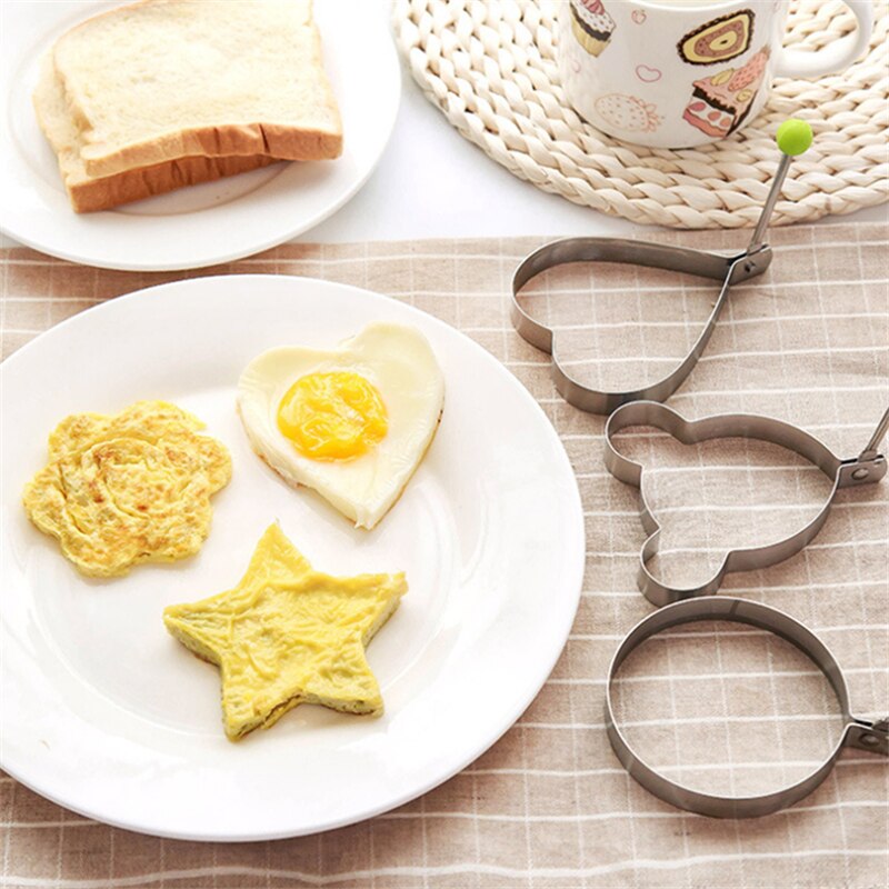 5pcs Stainless Steel Fried Egg Shaper