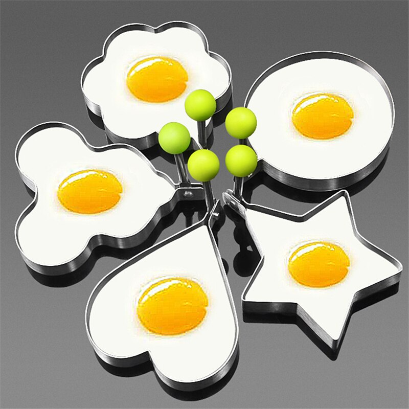 5pcs Stainless Steel Fried Egg Shaper