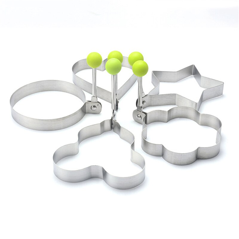 5pcs Stainless Steel Fried Egg Shaper