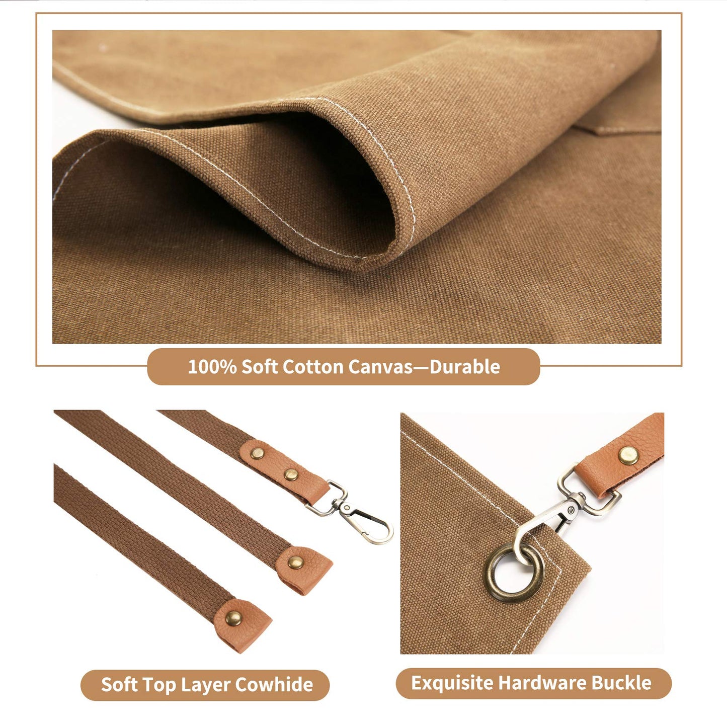 Durable Canvas Apron — Stain-Resistant Protection for Tough Jobs