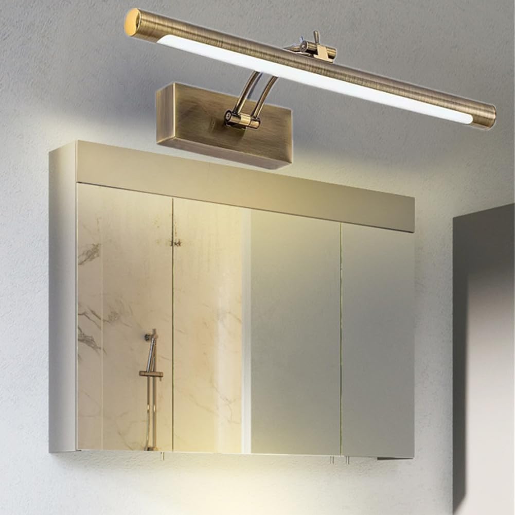 Royallure Brass Picture Light Sconce with Adjustable LED for Art Display