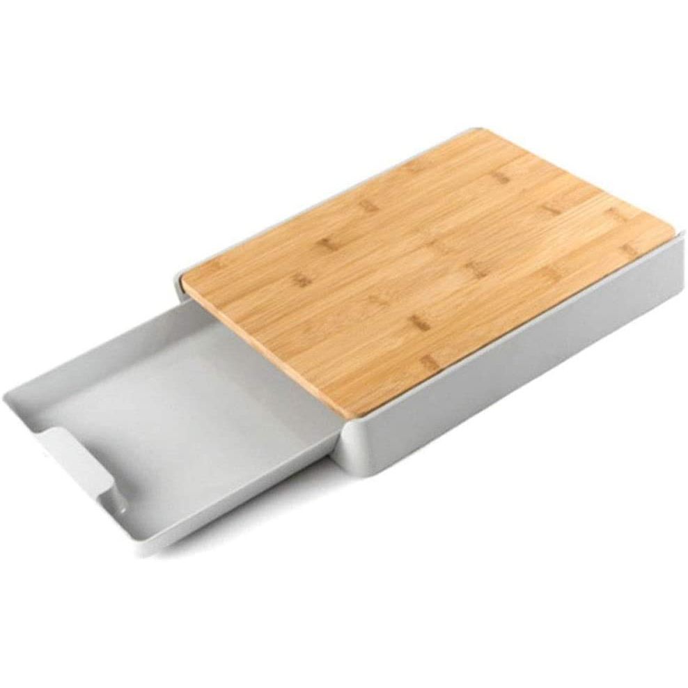 Cutting board with food storage