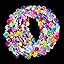 Valentines Day Gifts, 54 PCS New Year LED Flower Crowns Headbands, Light Up Flower Crowns For Women, Glow in the Dark Headband for Wedding Reception Mardi Gras Cosplay Princess Party Favors