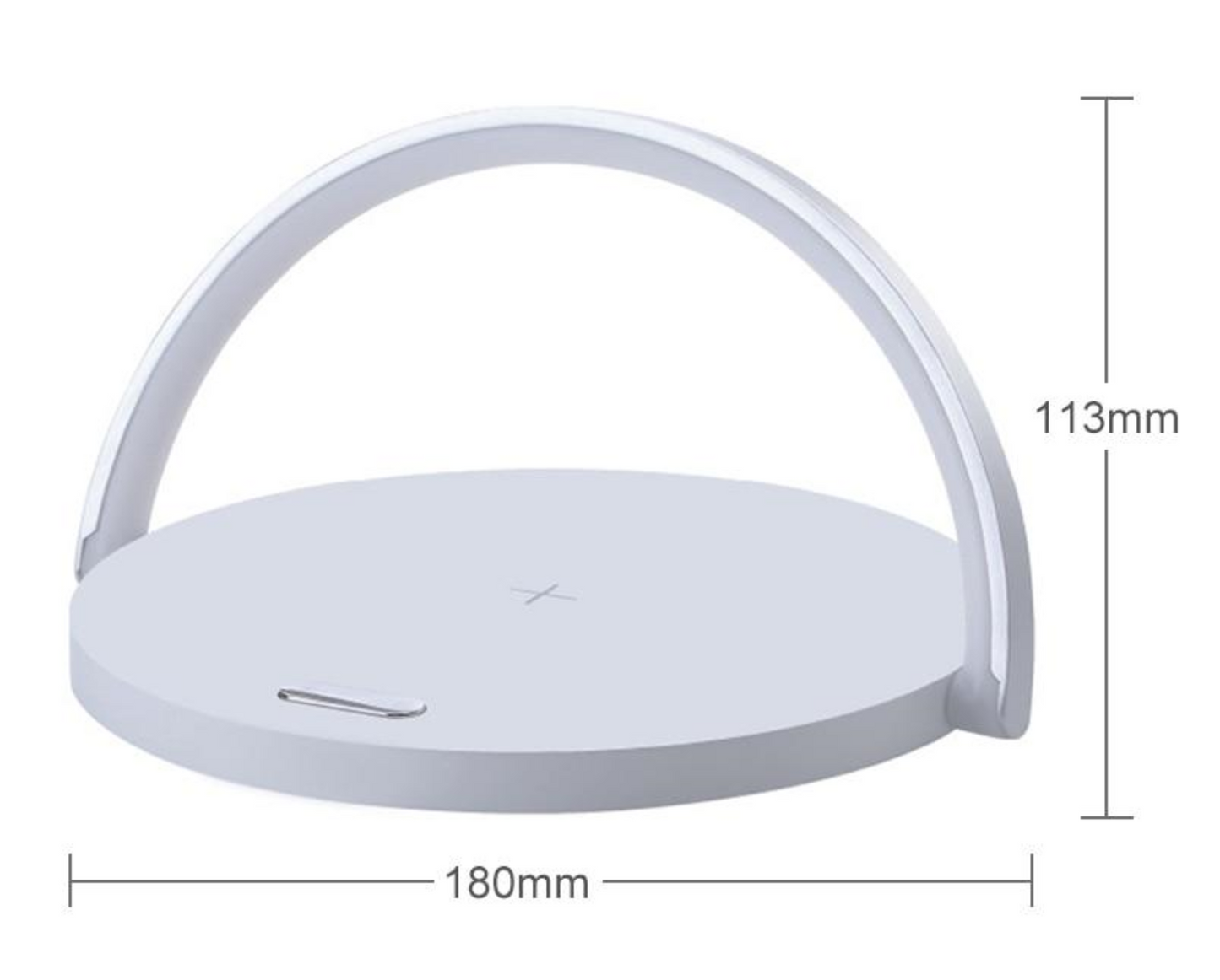 LED Nightstand Lamp with Wireless Charging Pad