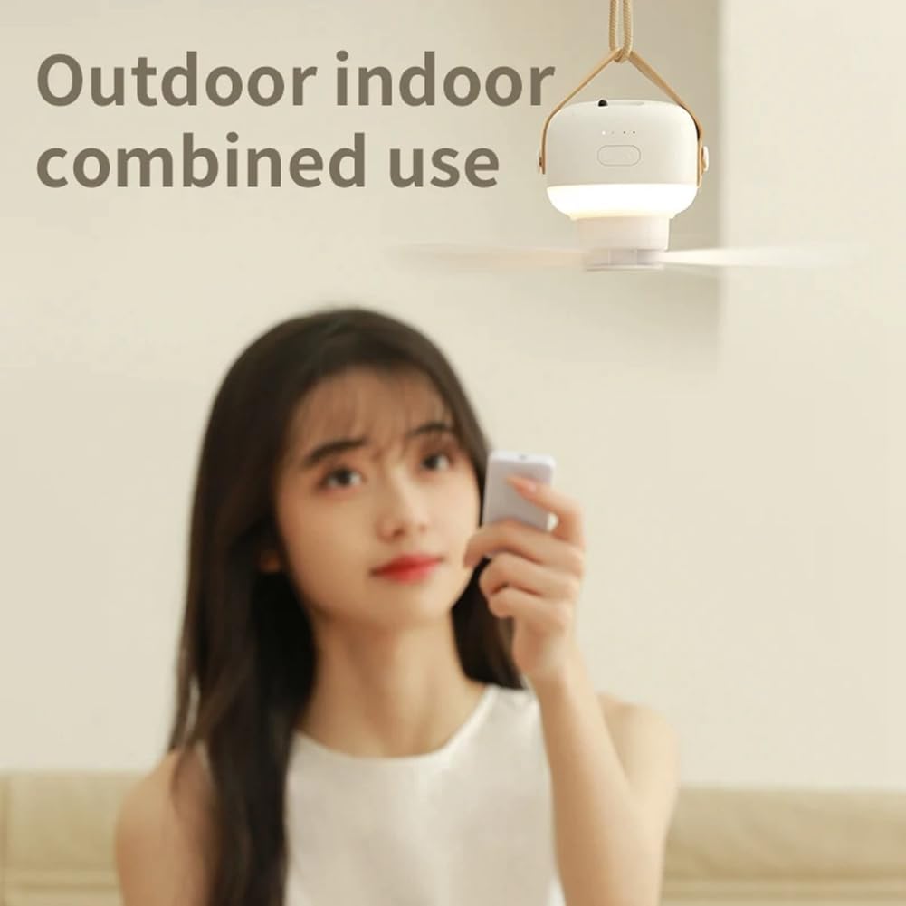 Hanging Fan with LED Light