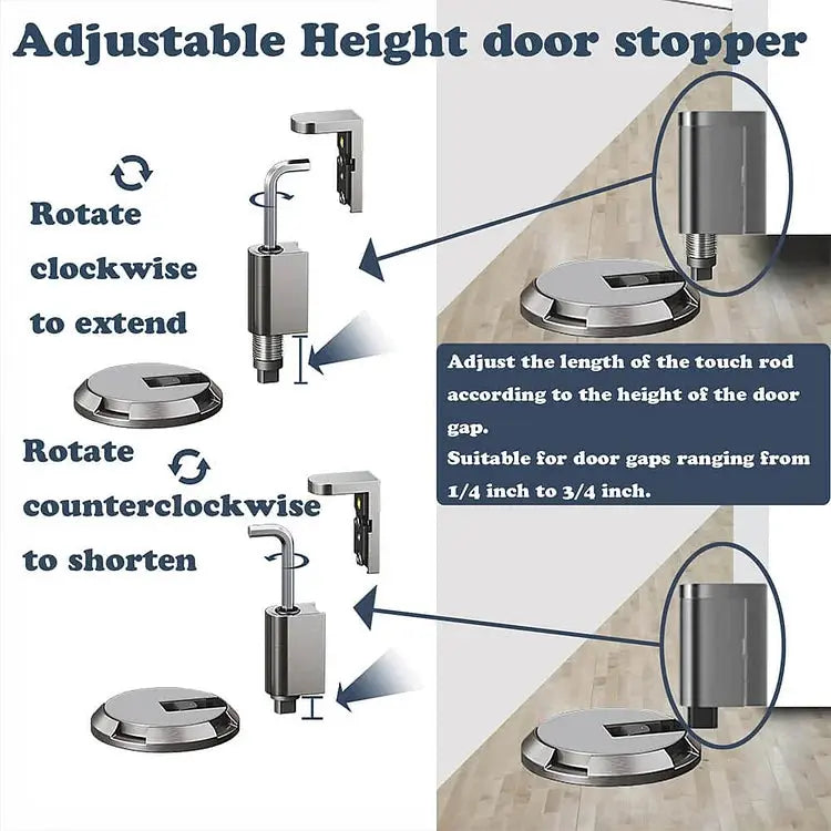 SteadyHold™ — Instantly Secure Every Door with Unshakable Ease