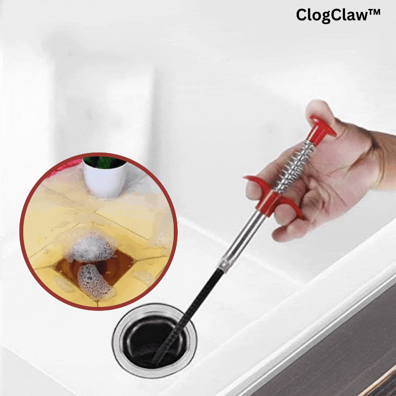 Drain Cleaning Tool - Gently Unclogs Pipes for a Stress-Free Home