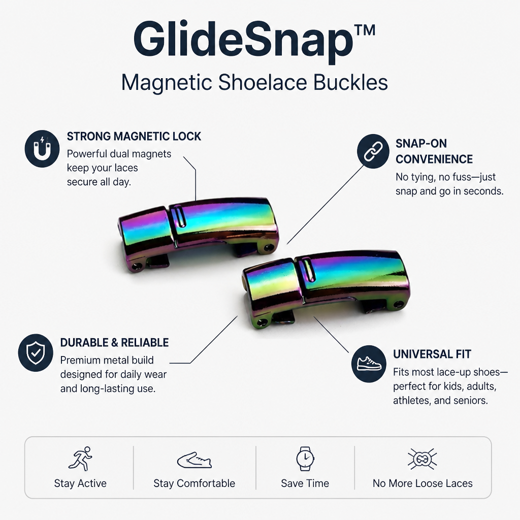 GlideSnap — Snap On Instant Comfort and Lock in Freedom All Day