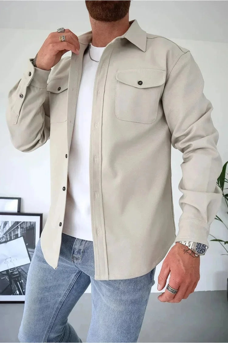 EliteThread™ Shirt Jacket — Wear Confidence That Commands Every Room