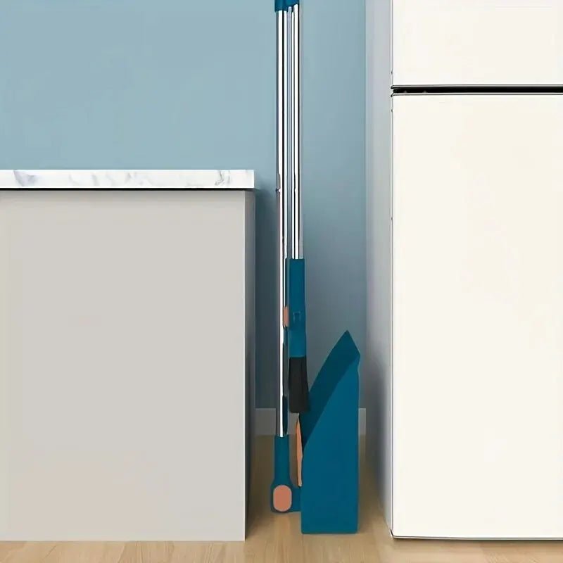 SwiftSweep Pro — Long Handle Broom and Dustpan Set with Upright Storage