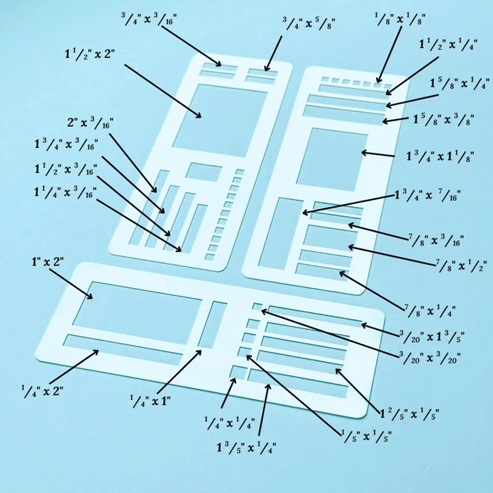 CraftFlex™ - Flexible Mylar journal stencils