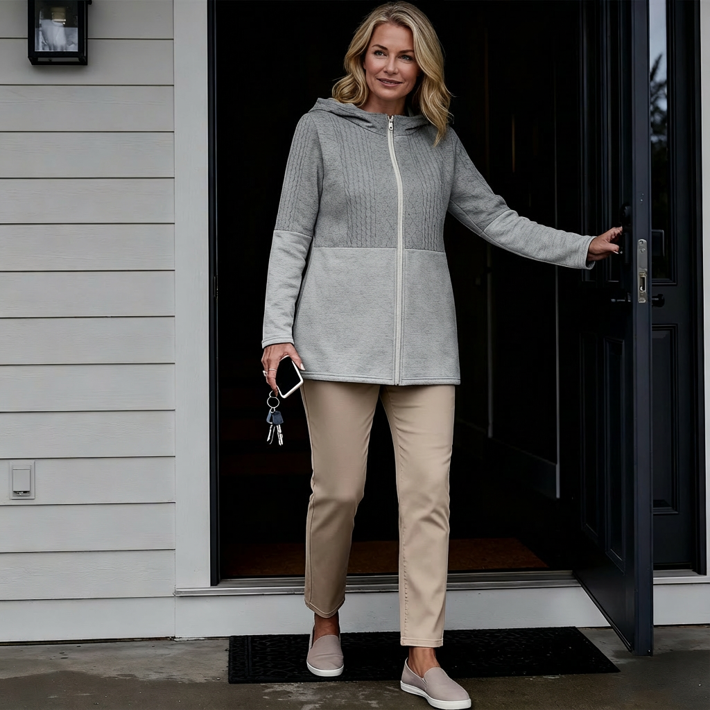 ComfortLux™ – Hooded Zip Jacket