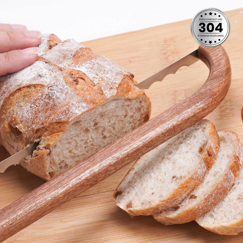 Effortless Slicing Tool – Glide Through Any Slice for Fresh Bread and More