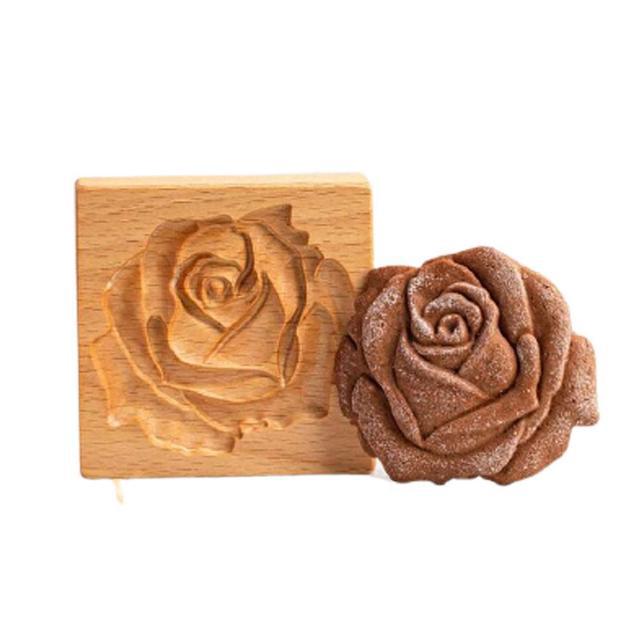 Wood patterned Cookie cutter - Embossing Mold For Cookies