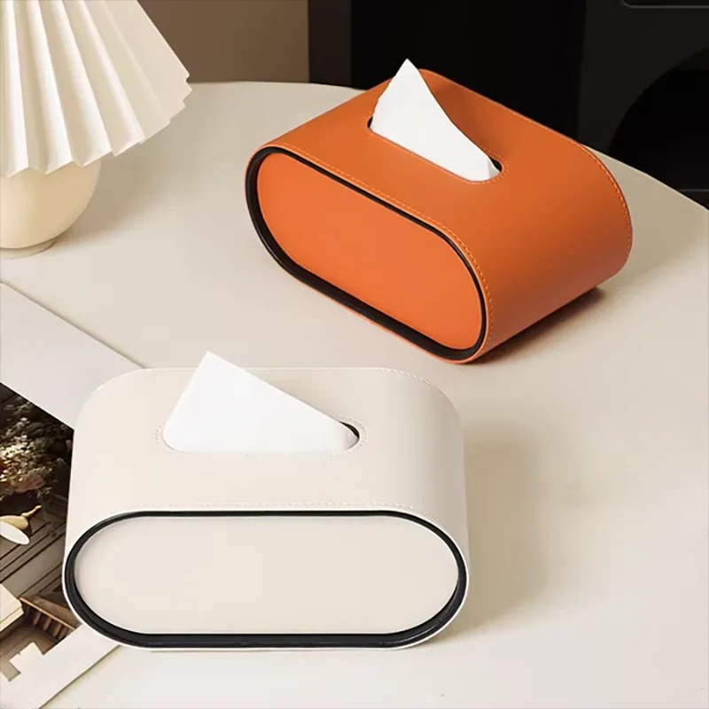 EliteLuxe - Leather Tissue Box Cover