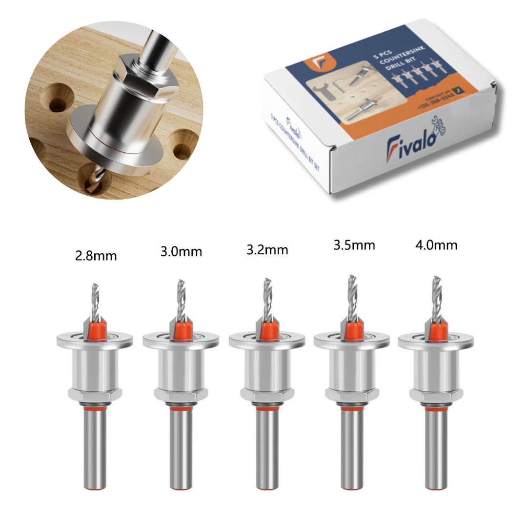 5X Drill Bit – Clean Holes without Splinters and Scratches
