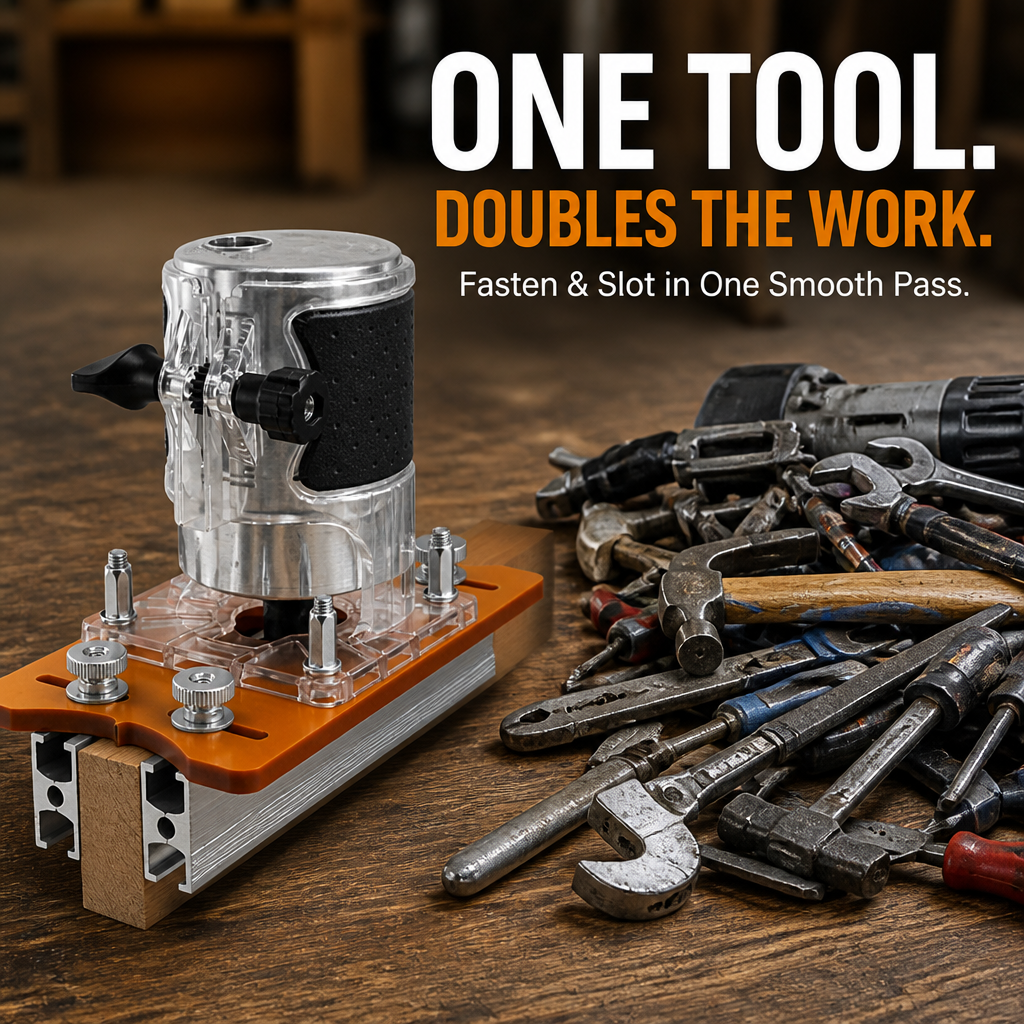 VersaCraft Duo — Double Your Woodworking Speed with Flawless Precision and Effortless Flow