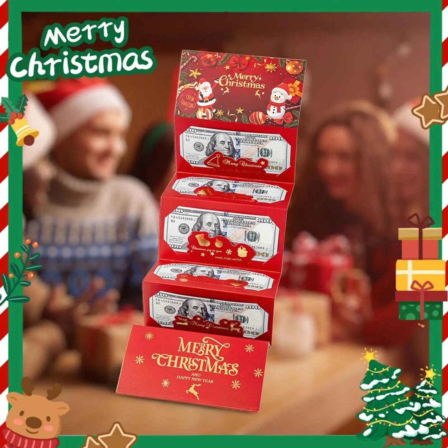 Christmas Money Envelopes – Gift Cash in Style (Set of 2)