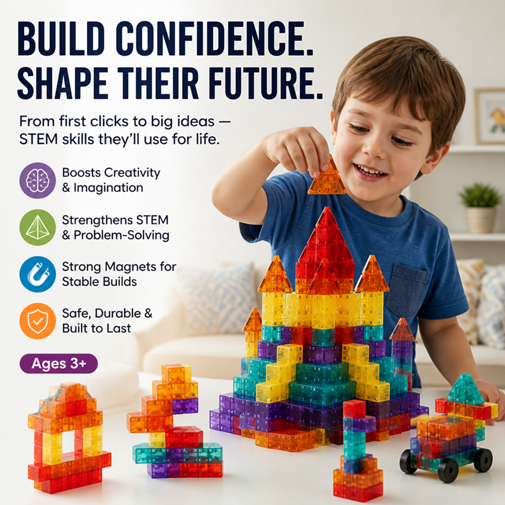LuminaBlocks — Ignite Your Child’s Confidence with Every Strong, Colorful Build
