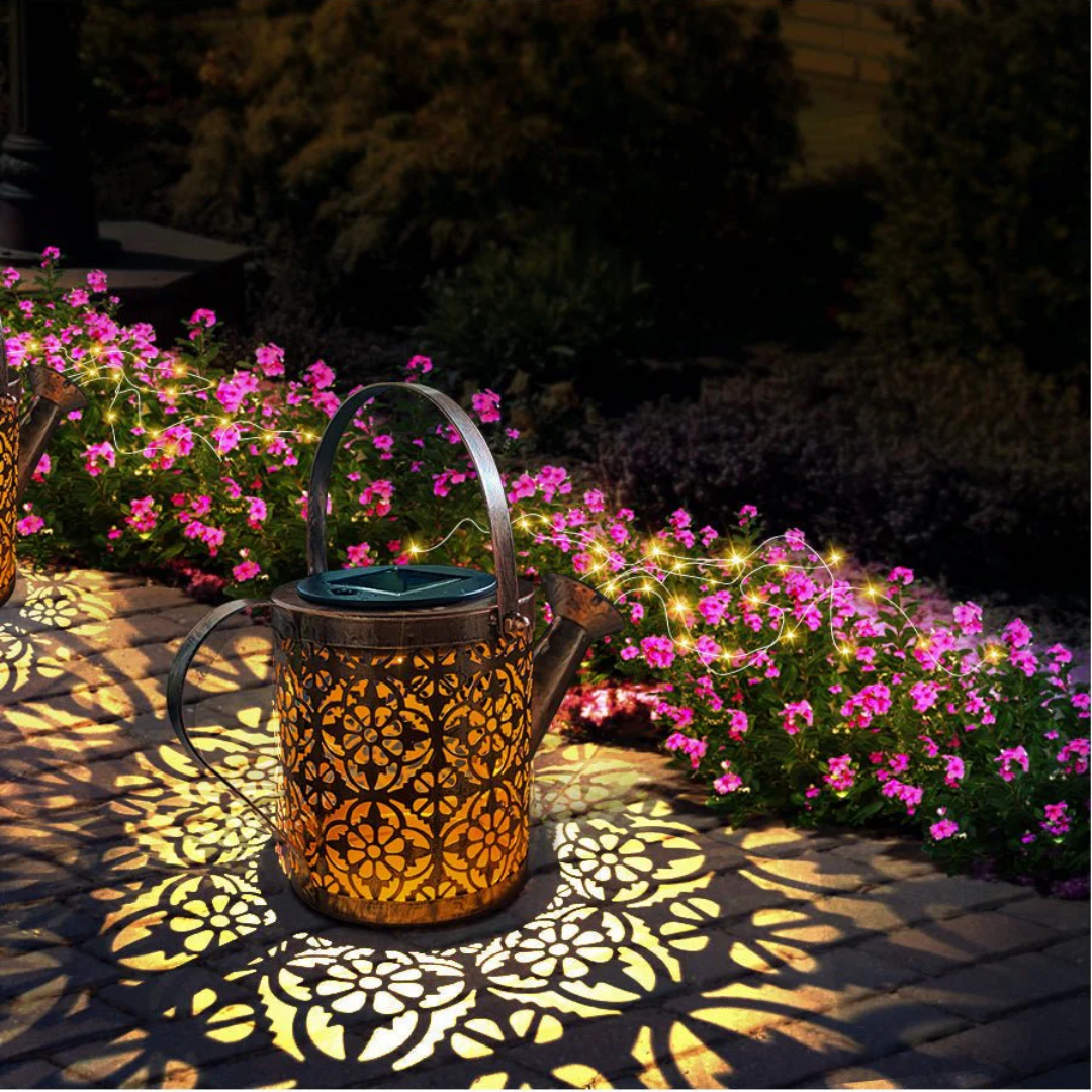 Outdoor Solar Garden Light with Starry Illumination