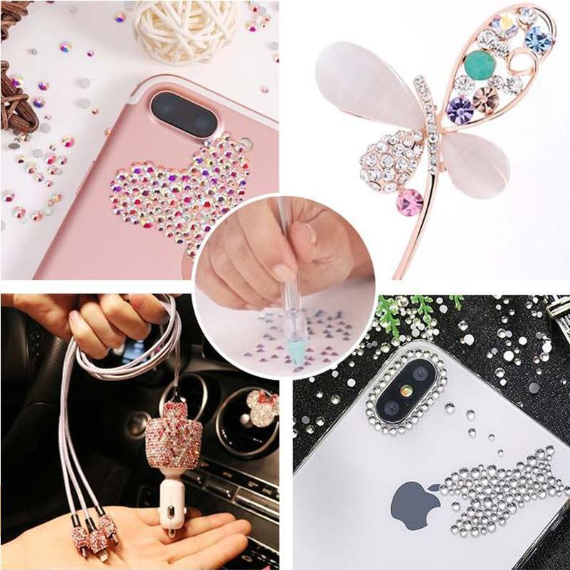 CrystalPen Rhinestone Applicator Tool Set for Crafts and Nail Art